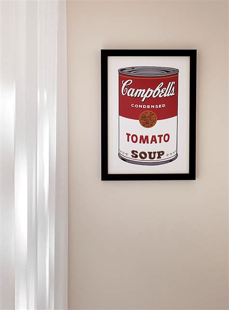 Canned soup art print Andy Warhol | Simons Maison | Online-Only ...