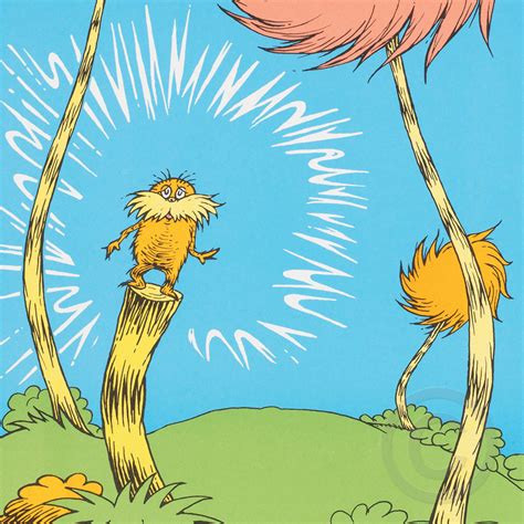 The Lorax - Book Cover — The Art of Dr. Seuss Collection, Published by Chaseart Companies