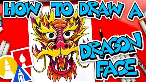 Art For Kids Hub Dragon Face - canvas-link