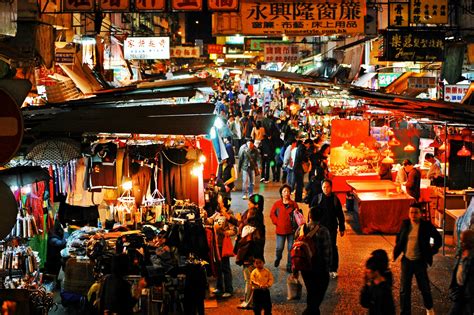 Hong Kong Night Market Free Stock Photo - Public Domain Pictures