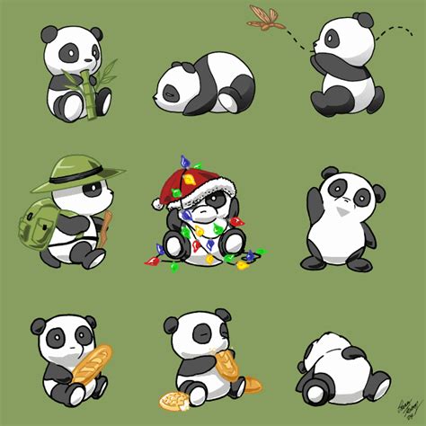 pandas - cartoon pandas Photo (28525548) - Fanpop - Page 2