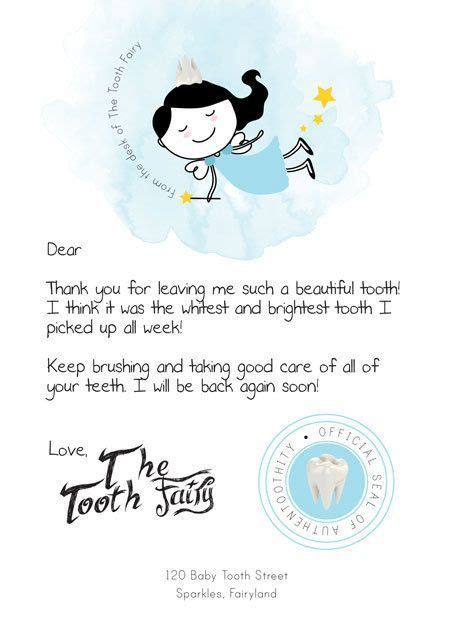 Tooth Fairy Certificate Pdf