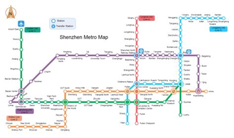 Shenzhen Metro Map | Free Shenzhen Metro Map Templates