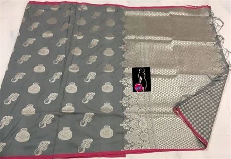 Real Zari Silver Party Wear Pure Dori Silk Saree, With Blouse Piece at Rs 1699 in Chennai