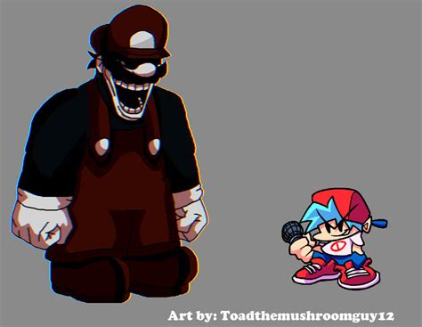 [FNF] Mario Madness- PowerDown [Redesign Concept] by ...