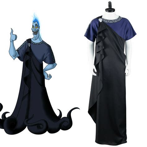 Hercules Hades Cosplay Costume Halloween Outfit Carnival Suit & | eBay