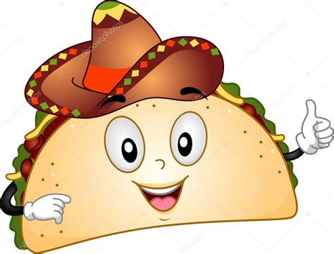 Taco Mascot — Stock Photo © lenmdp #11570084