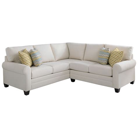 Bassett CU.2 2 Piece L-Shaped Sectional | Furniture Mart Colorado | Sectional Sofas