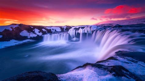 3840x2160 Waterfall Iceland 4K ,HD 4k Wallpapers,Images,Backgrounds,Photos and Pictures