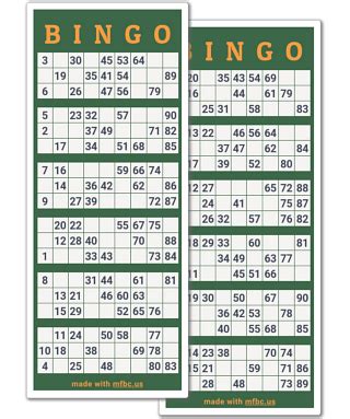 Free Printable and Virtual Number Bingo Card Generator