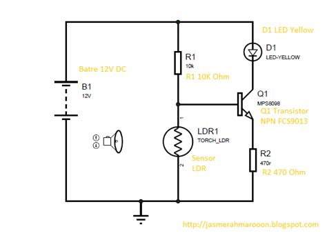 Diagram Pemasangan Sensor Cahaya Lampu Led Merakit Lampu Oto