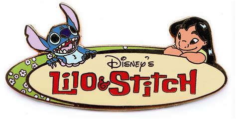 59381 - Surfboard Logo (P.I.N.S.) - Lilo & Stitch - Disney Auctions Disney Pin