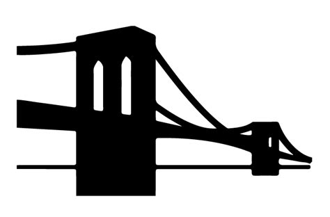 Brooklyn Bridge Silhouette at GetDrawings | Free download