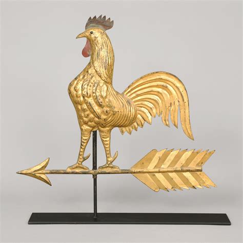 Rooster Weathervane. - Jeffrey Tillou Antiques