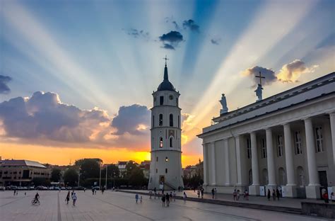 Cathedral Square, Vilnius, Lithuania