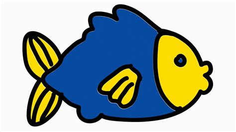 cartoon fish Fish 2 animation with transparent background motion ...