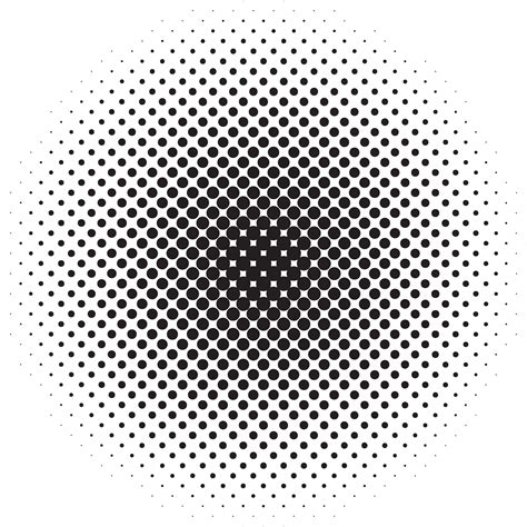 Halftone Circle Pattern Isolated 16589183 PNG