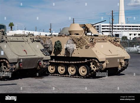 FMC Corporation M113 tracked armored personnel carrier Stock Photo - Alamy