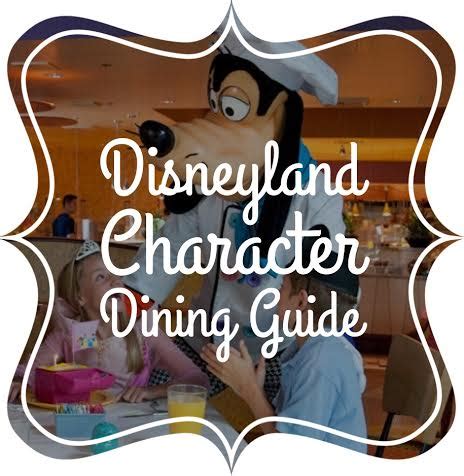 Disneyland Character Dining: Breakfast, Meal Reviews, Tips, Discounts & More