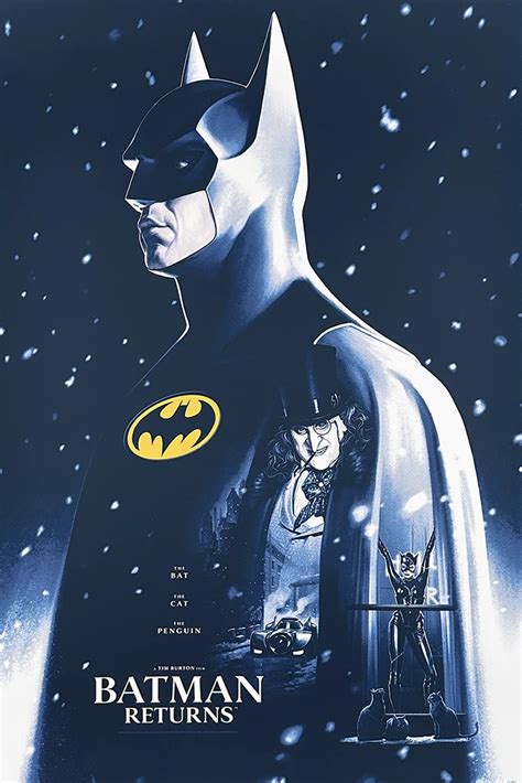 Batman Returns by Phantom City Creative - Alternative Movie Poster - Poster Pirate