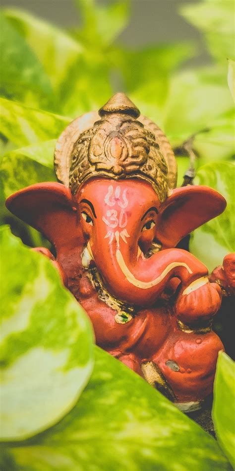 Download wallpaper 1080x2160 lord ganesh, religious, statue, honor 7x, honor 9 lite, honor view ...