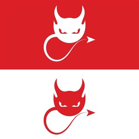 devil logo and vector template 12439892 Vector Art at Vecteezy