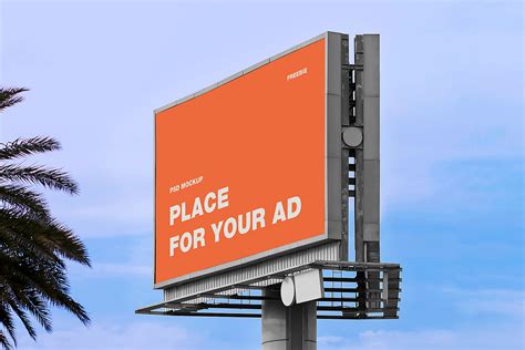 Free Outdoor Advertising Billboard Mockup — Free Mockup World