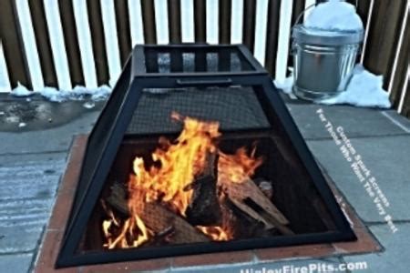 Fire Pit Spark Screens