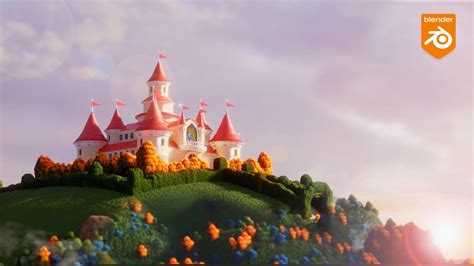 Creating Super Mario Bros Castle in Blender 3.4 - Finished Projects - Blender Artists Community