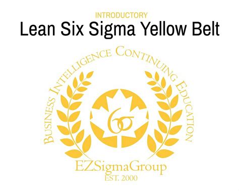 Lean Six Sigma Yellow Belt Certification Program