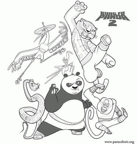 Kung Fu Panda Tigress Coloring Pages - Coloring Home