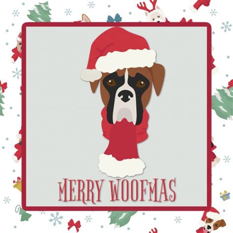 Boxer Dog Christmas Free Stock Photo - Public Domain Pictures