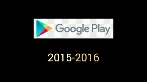 evolution of logo-Google Play - YouTube