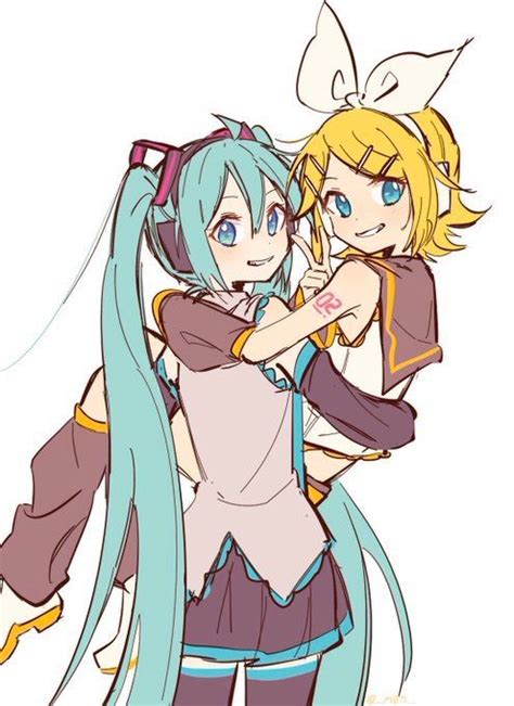 Miku N Rin | Vocaloid characters, Vocaloid, Hatsune miku