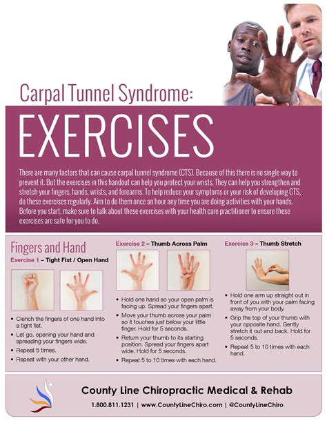 Carpal Tunnel Syndrome: Exercises - County Line Chiropractic