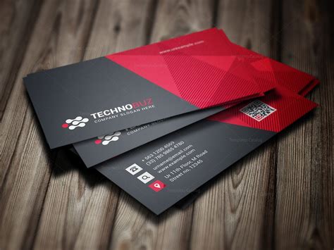 Vision Modern Business Card Template 000785 - Template Catalog