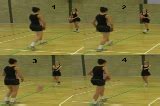 Two handed bounce pass Passing - Netball Drills, | Sportplan