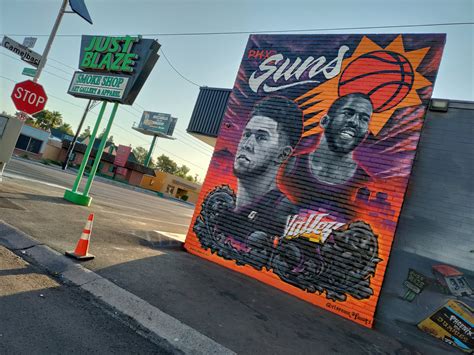 Phoenix Suns Mural — SPAWK AND CO. Multi Media Design Company