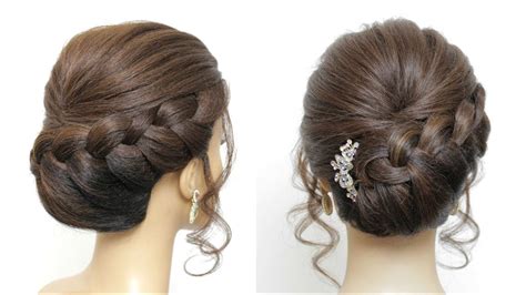 Bridal Updo Tutorial. Wedding Hairstyles For Long Hair - Wedding