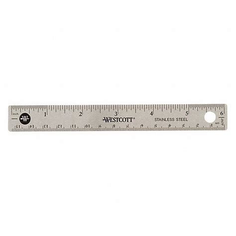 WESTCOTT, 10414, 6 in, Ruler - 10F263|10414 - Grainger