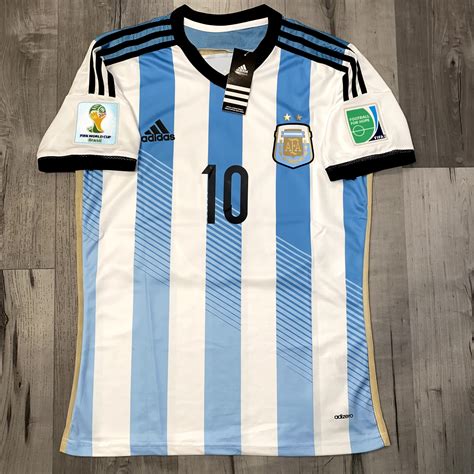 Messi 2014 World Cup Home Jersey Argentina Home 2014 World Cup | Etsy