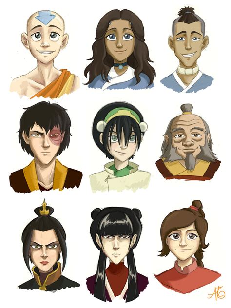 Avatar Characters by aerettberg on DeviantArt