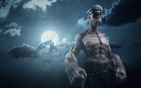 Cool Popeye Wallpapers - Top Free Cool Popeye Backgrounds - WallpaperAccess