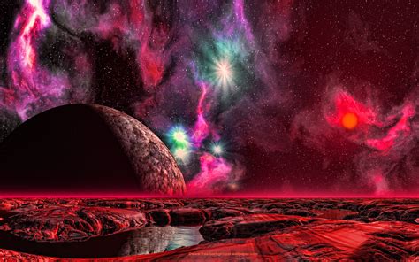 Alien Planet Landscape Wallpaper | Wallpapers Gallery