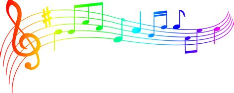 Download Colorful Music Clipart - Musical Notes Transparent Background ...