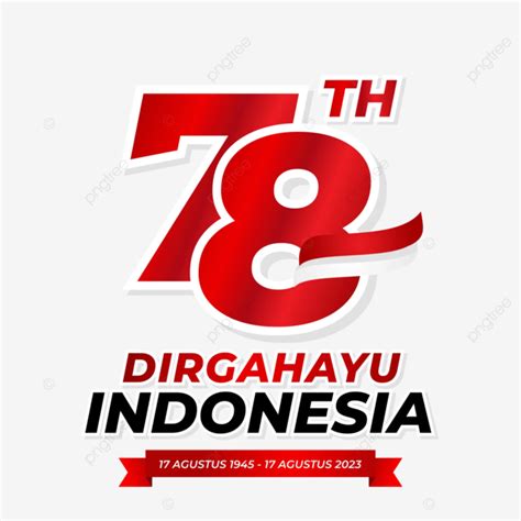 Hut Ri 78 Officieel Logo Op De Onafhankelijkheidsdag Van Indonesië 2023 Vector, Hut Ri 78 Logo ...