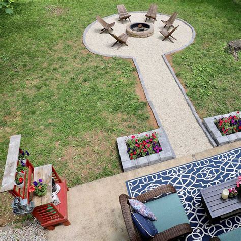 How to Build a DIY Fire Pit With a Seating Area - The Home Depot