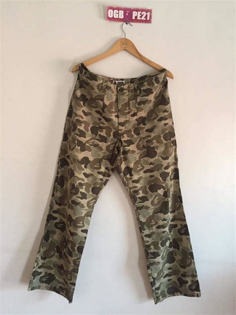 Bape OG BAPE ASNK ABC camo denim pants