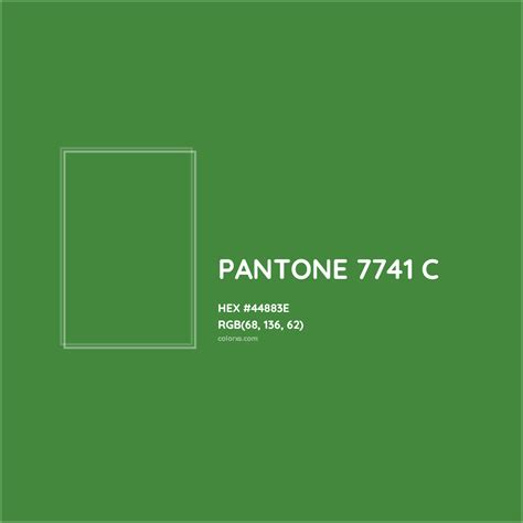 About PANTONE 7741 C Color - Color codes, similar colors and paints - colorxs.com