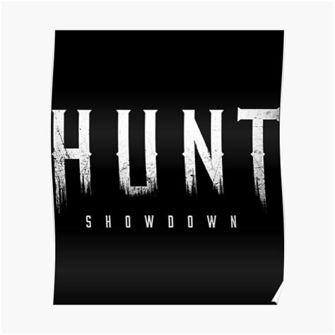 "Hunt Showdown Classic Logo" Poster for Sale by wingedmonsoon39 | Redbubble